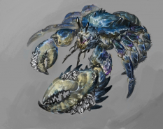Concept art of crab for Guild Wars 2 by Jamie Jang