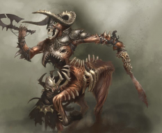 Concept art of orrian centaur for Guild Wars 2 by Shawn Sharp