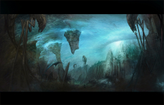 Concept art of environment concept for Guild Wars 2 by Hyojin Ahn