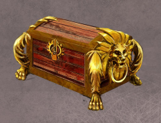 Concept art of lionguard supply container for Guild Wars 2 by Nadine McKee
