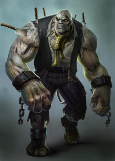 Concept art of Solomon Grundy for Injustice Gods Among Us