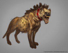 Concept art of Harley Quinn's Hyena Injustice: Gods Among Us by Justin Murray