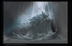 Concept art of Tidal Wave Cinematic Concept Injustice: Gods Among Us by Justin Murray