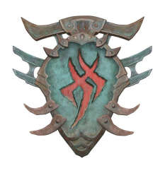 Concept art of Amalj'aa Banner from Final Fantasy XIV: A Realm Reborn