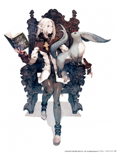 Concept art of Arcanist from Final Fantasy XIV: A Realm Reborn
