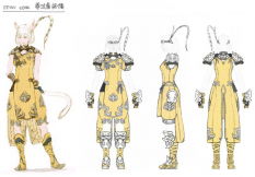 Concept art of Monk from Final Fantasy XIV: A Realm Reborn