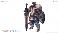 Concept art of Roegadyn Paladin from Final Fantasy XIV: A Realm Reborn