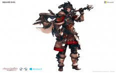 Concept art of Warrior from Final Fantasy XIV: A Realm Reborn