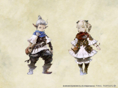 Concept art of Lalafell from Final Fantasy XIV: A Realm Reborn
