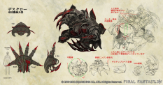 Concept art of Deathclaw from Final Fantasy XIV: A Realm Reborn