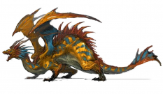 Concept art of Dragon from Final Fantasy XIV: A Realm Reborn