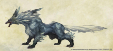 Concept art of Fenrir from Final Fantasy XIV: A Realm Reborn