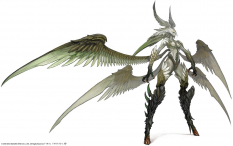 Concept art of Garuda from Final Fantasy XIV: A Realm Reborn