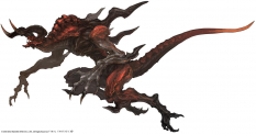 Concept art of Ifrit from Final Fantasy XIV: A Realm Reborn