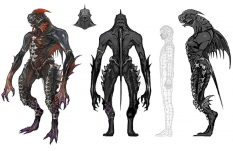 Concept art of Sahagin from Final Fantasy XIV: A Realm Reborn
