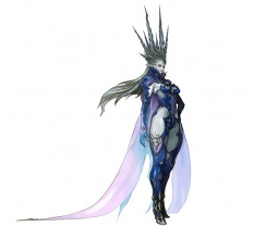 Concept art of Shiva from Final Fantasy XIV: A Realm Reborn