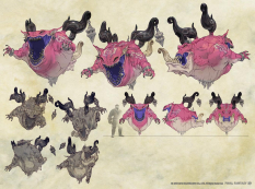 Concept art of Typhon from Final Fantasy XIV: A Realm Reborn