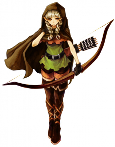 Concept art of the elf from Dragon's Crown