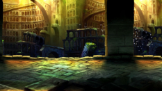 Concept art of a labyrinth from Dragon's Crown