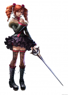 Concept art of Amy from Soul Calibur IV