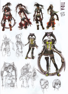 Concept art of Tira from Soul Calibur IV