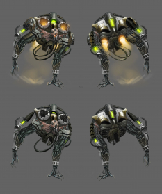 Concept art of a floater from XCOM: Enemy Unknown