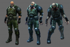 Concept art of a zombie from XCOM: Enemy Unknown