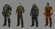 Concept art of XCOM members from XCOM: Enemy Unknown