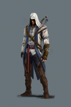 Connor - concept art from Assassin's Creed III by Sergey Kalinen