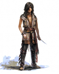 Young Connor - concept art from Assassin's Creed III