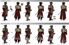 Matthew Davenport Alternative Outfits - concept art from Assassin's Creed III by Johan Grenier