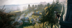 Boston Common - concept art from Assassin's Creed III by Gilles Beloeil