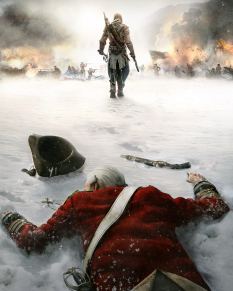 Print Ad - concept art from Assassin's Creed III by Xavier Thomas