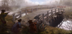 Conchord Bridge - concept art from Assassin's Creed III