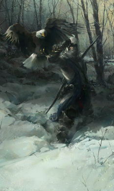 Kindred Spirit - concept art from Assassin's Creed III by William Wu