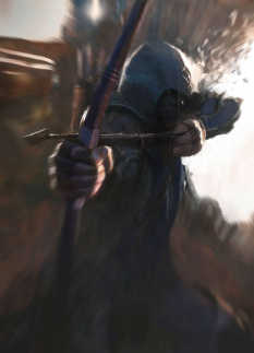 Taking the Shot - concept art from Assassin's Creed III by Gilles Beloeil