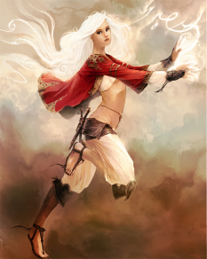Elika Early Concept - concept art from Prince of Persia 2008