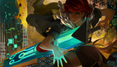 Red the Fighter - concept art from Transistor by Jen Zee