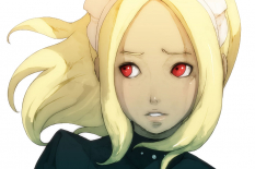 Maid Kat's Face - concept art from Gravity Rush