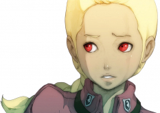 Military Kat's Face - concept art from Gravity Rush