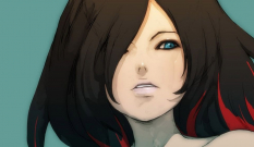 Raven's Face - concept art from Gravity Rush