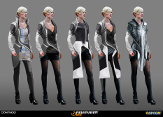 Concept arts of upper class female from Remember me by Gary Jamroz