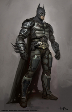Concept art of Batman from Injustice: Gods Among Us by Hunter Schulz