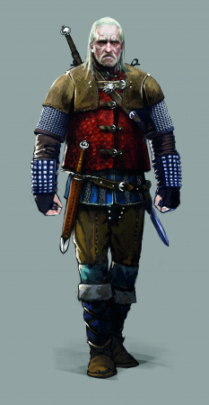 Old Geralt concept from The Witcher 3: Wild Hunt