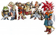 Concept art of the cast from Chrono Trigger by Akira Toriyama