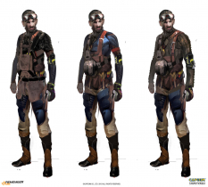 Concept art of a character from Remember Me by Frederic Augis