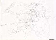 Concept Art of Litchi Faye Ling from BlazBlue: Calamity Trigger