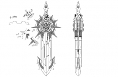 Concept Art of Nu-13 from BlazBlue: Calamity Trigger