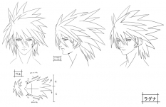 Concept Art of Ragna the Bloodedge from BlazBlue: Calamity Trigger