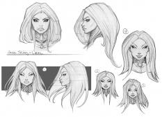Concept art of Uriel from Darksiders by Paul Richards